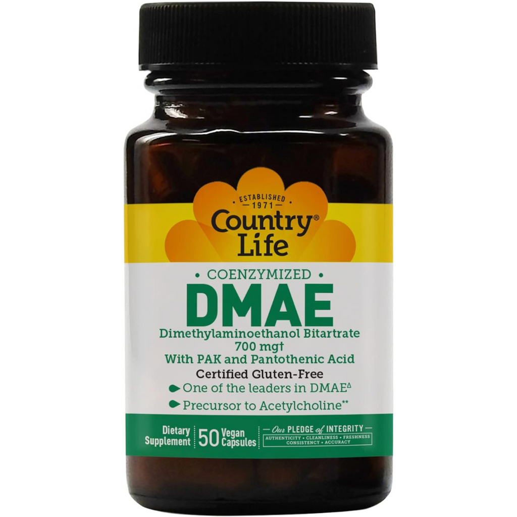 Country Life DMAE Caps 700 mg 50 Capsules (Best Before 01-09-2025)