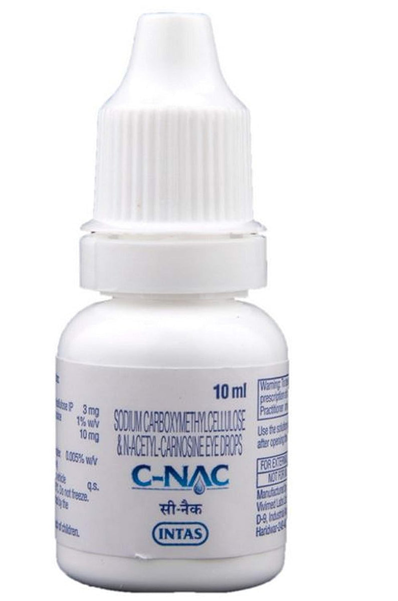 Gouttes Oculaires C-NAC N-acétyl-carnosine - 10 Ml, Ingrédients Naturels - Neuf, Expiration 2026