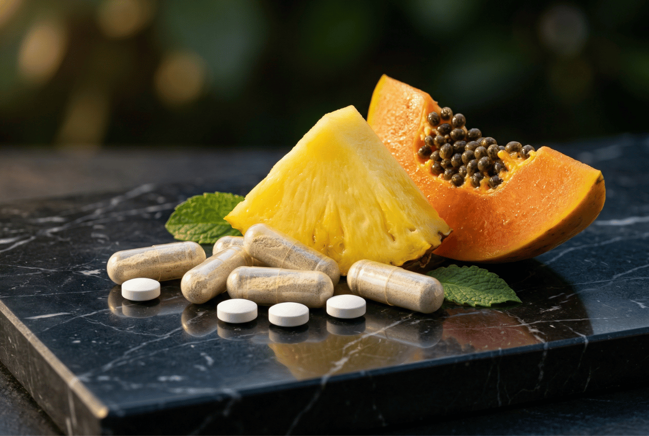 أملاح المرارة والانزيمات الهاضمة