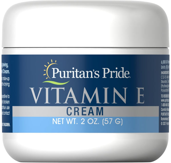 كريم فيتامين إي 57 غرام Puritan's Pride Vitamin E Cream (Best Before 01-02-2026)