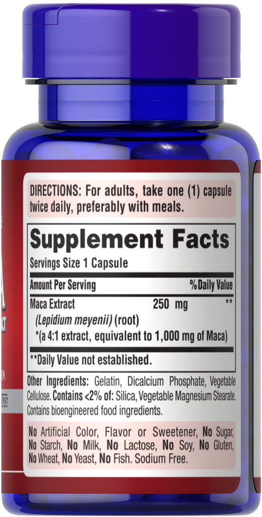 خلاصة ماكا تعادل 1,000 ملجم 60 كبسولة Puritan's Pride Maca Exotic Herb for Men (Best Before 01-04-2026) خلاصة ماكا تعادل 1,000 ملجم 60 كبسولة Puritan's Pride Maca Exotic Herb for Men (Best Before 01-04-2026)