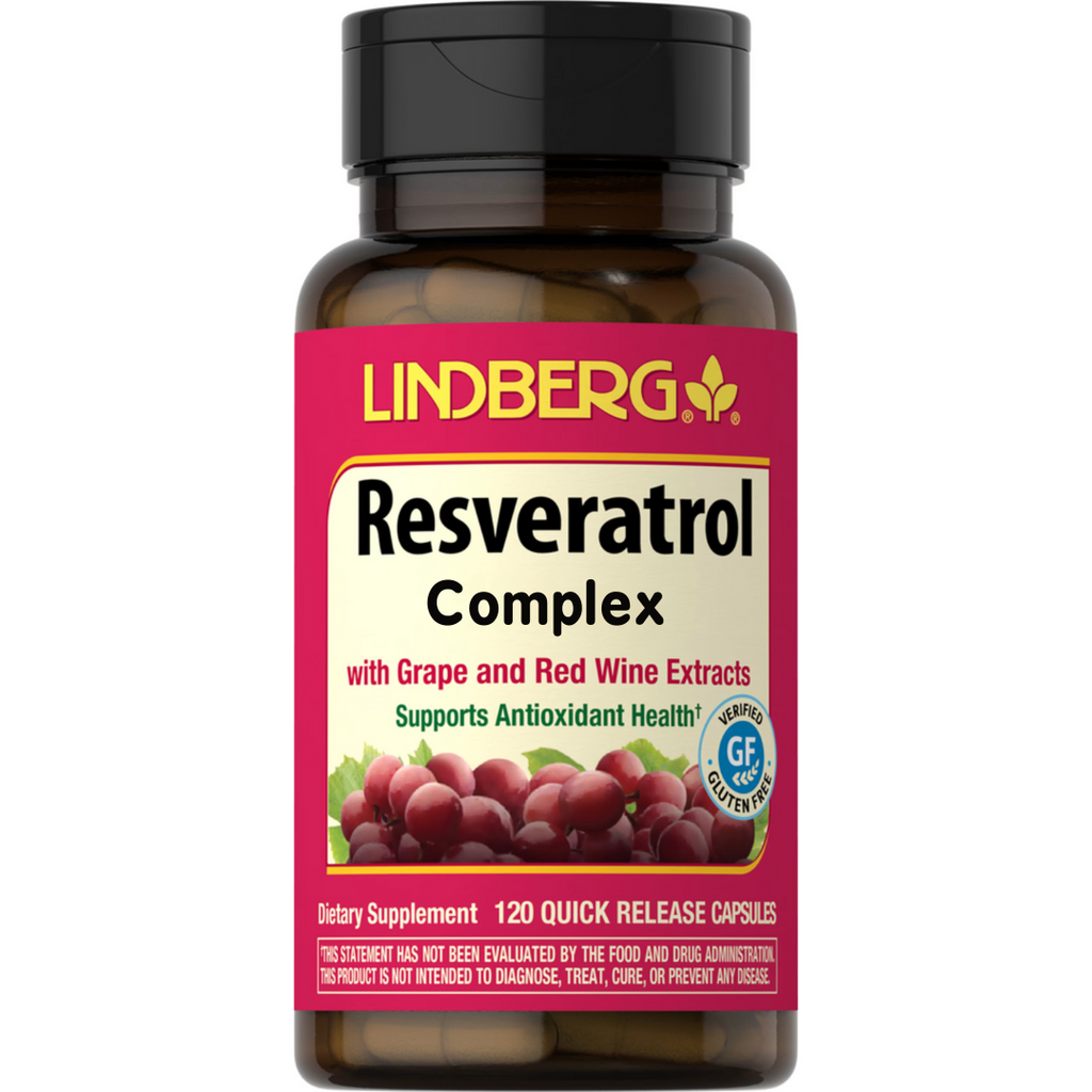 ريسفيراترول طبيعي كومبلكس 600 ملجم بالقوة المضاعفة 120 كبسولة Lindberg Resveratrol Complex (Best Before 01-09-2027) ريسفيراترول طبيعي كومبلكس 600 ملجم بالقوة المضاعفة 120 كبسولة Lindberg Resveratrol Complex (Best Before 01-09-2027)