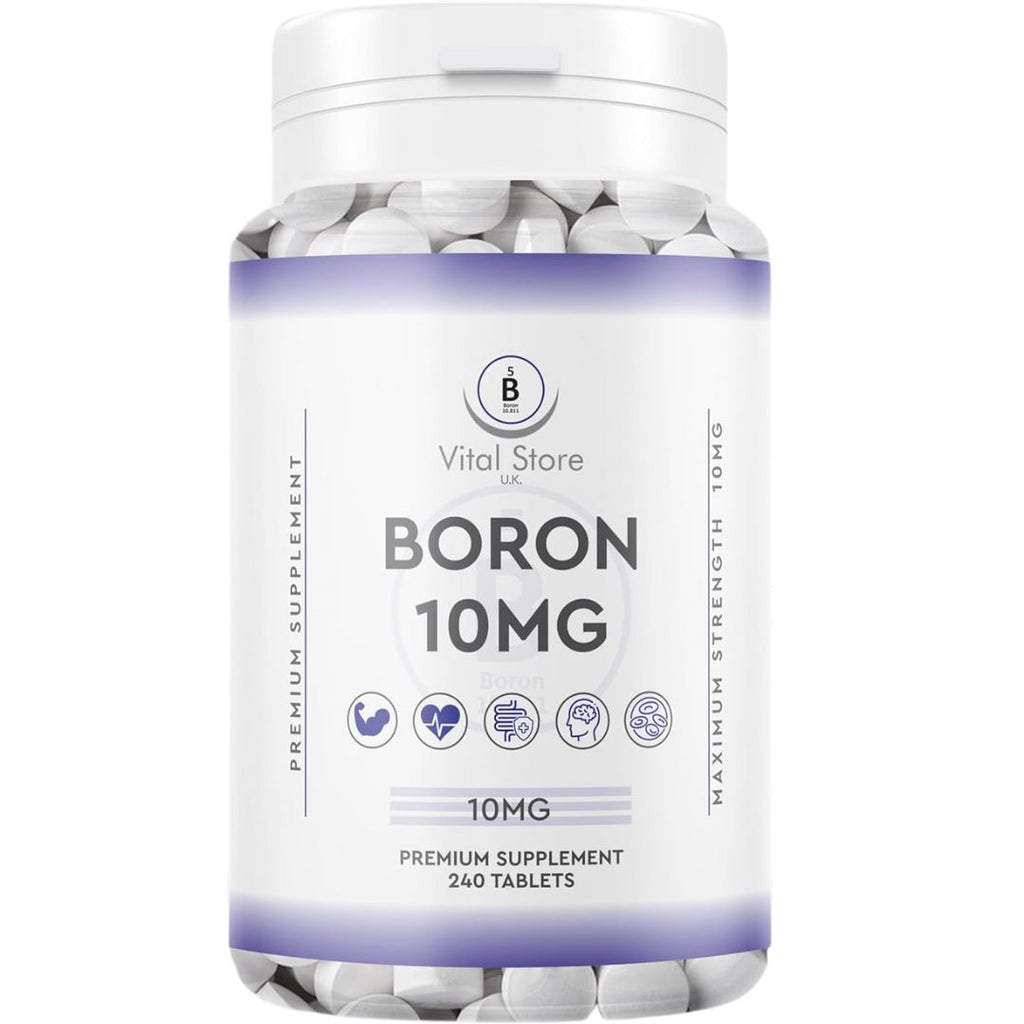 بورون 10 ملغم 240 قرص Vital Store U.K Boron (Best Before 21-02-2026)
