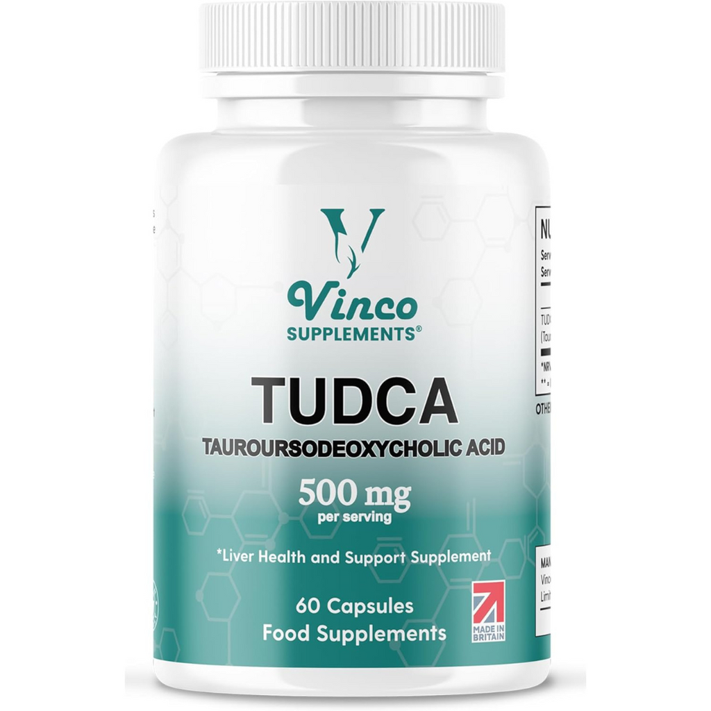 تودكا 250 ملجم (مع شهادة فحص طرف ثالث) 60 كبسولة Vinco Supplements TUDCA (Best Before 01-12-2025)