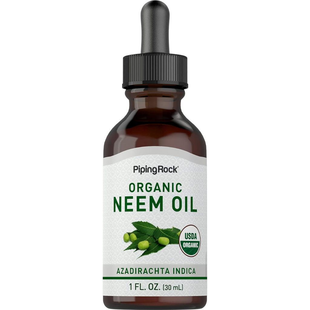 زيت نيم عضوي 30 مل PipingRock Organic Neem Oil Non-GMO زيت نيم عضوي 30 مل PipingRock Organic Neem Oil Non-GMO