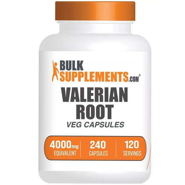 خلاصة ناردين يعادل 2000 ملغم 240 كبسولة Bulk Supplements Valerian Root Extract (Best Before 28-02-2027)