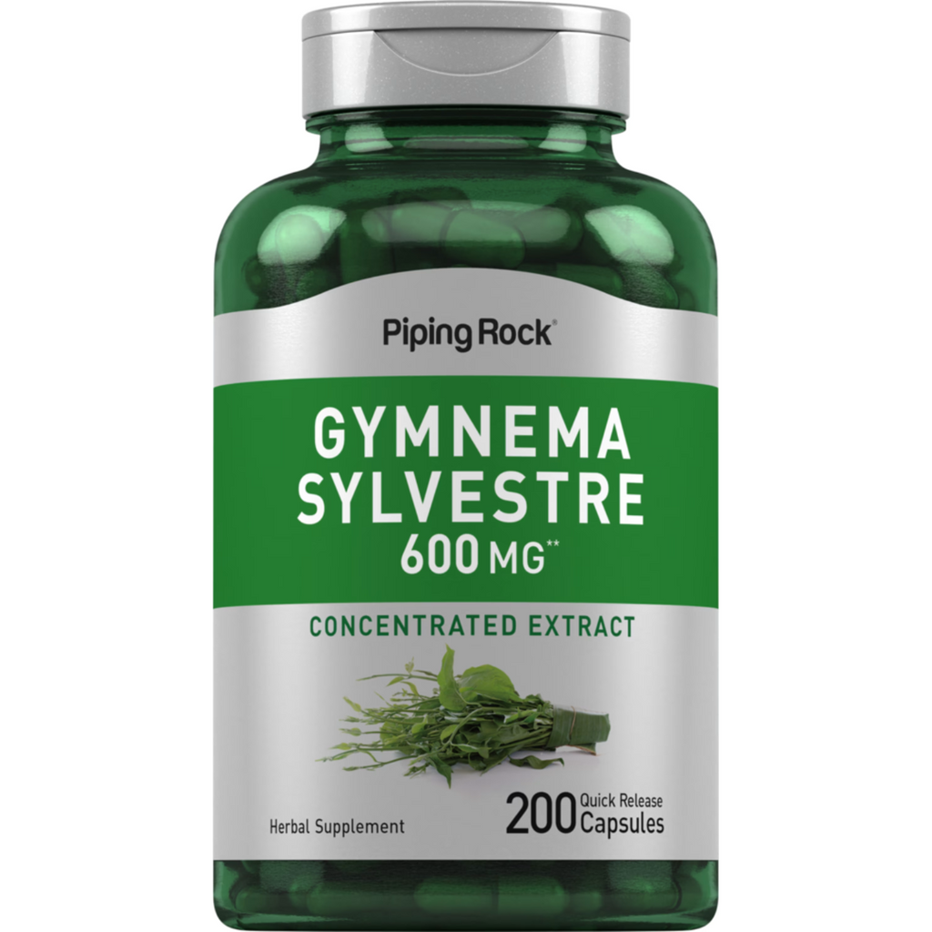 مستخلص جيمنيما سيلفستر يعادل 600 ملجم 200 كبسولة PipingRock Gymnema Sylvestre Non-GMO (Best Before 01-12-2027) مستخلص جيمنيما سيلفستر يعادل 600 ملجم 200 كبسولة PipingRock Gymnema Sylvestre Non-GMO (Best Before 01-12-2027)