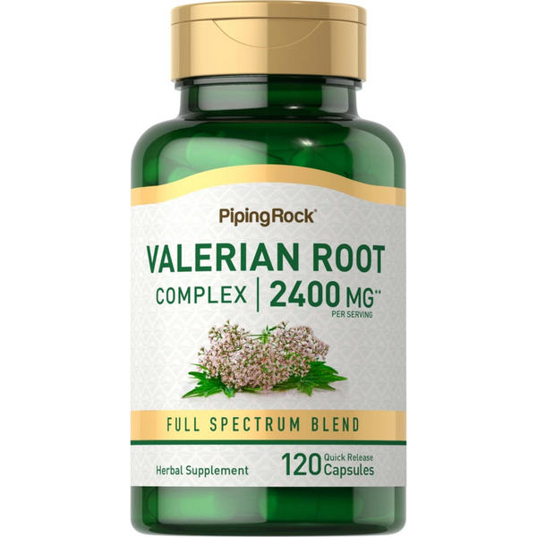 خلاصة ناردين يعادل 1200 ملغم 120 كبسولة PipingRock Valerian Root Non-GMO (Best Before 01-04-2027)