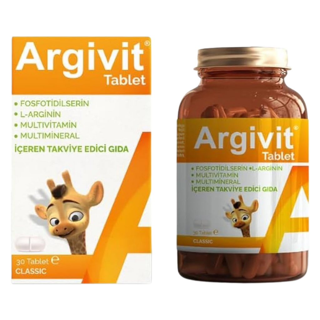 (منتج تركي) Argivit Classic 30 tablet (Best Before 01-09-2025)