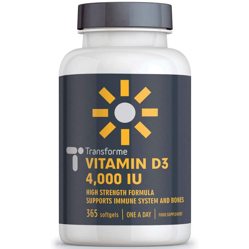 فيتامين د3 4000 وحدة 365 حبة Transforme Vitamin D3 (Best Before 01-04-2027)