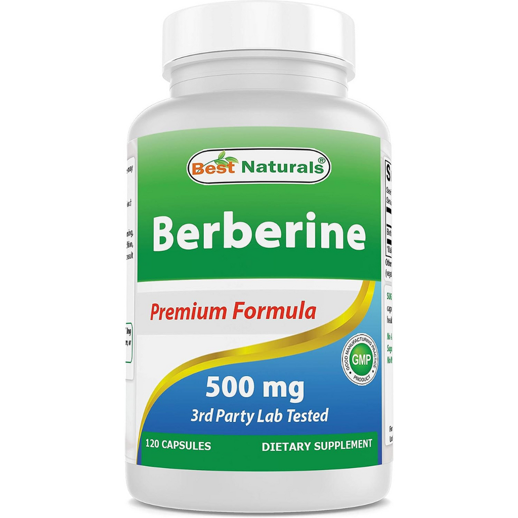 بيربارين 500 ملجم 120 كبسولة Best Naturals Berberine (Best Before 01-06-2026)