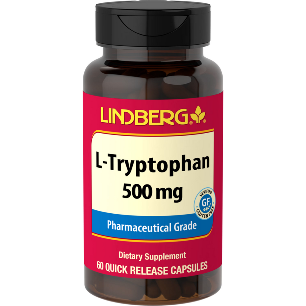 ل تريبتوفان 500 ملجم 60 كبسولة Lindberg L-Tryptophan (Best Before 01-03-2027)