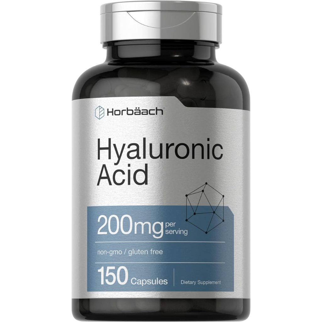 حمض الهيالورونيك 100 ملجم 150 كبسولة Horbäach Hyaluronic Acid Non-GMO (Best Before 01-03-2026) حمض الهيالورونيك 100 ملجم 150 كبسولة Horbäach Hyaluronic Acid Non-GMO (Best Before 01-03-2026)