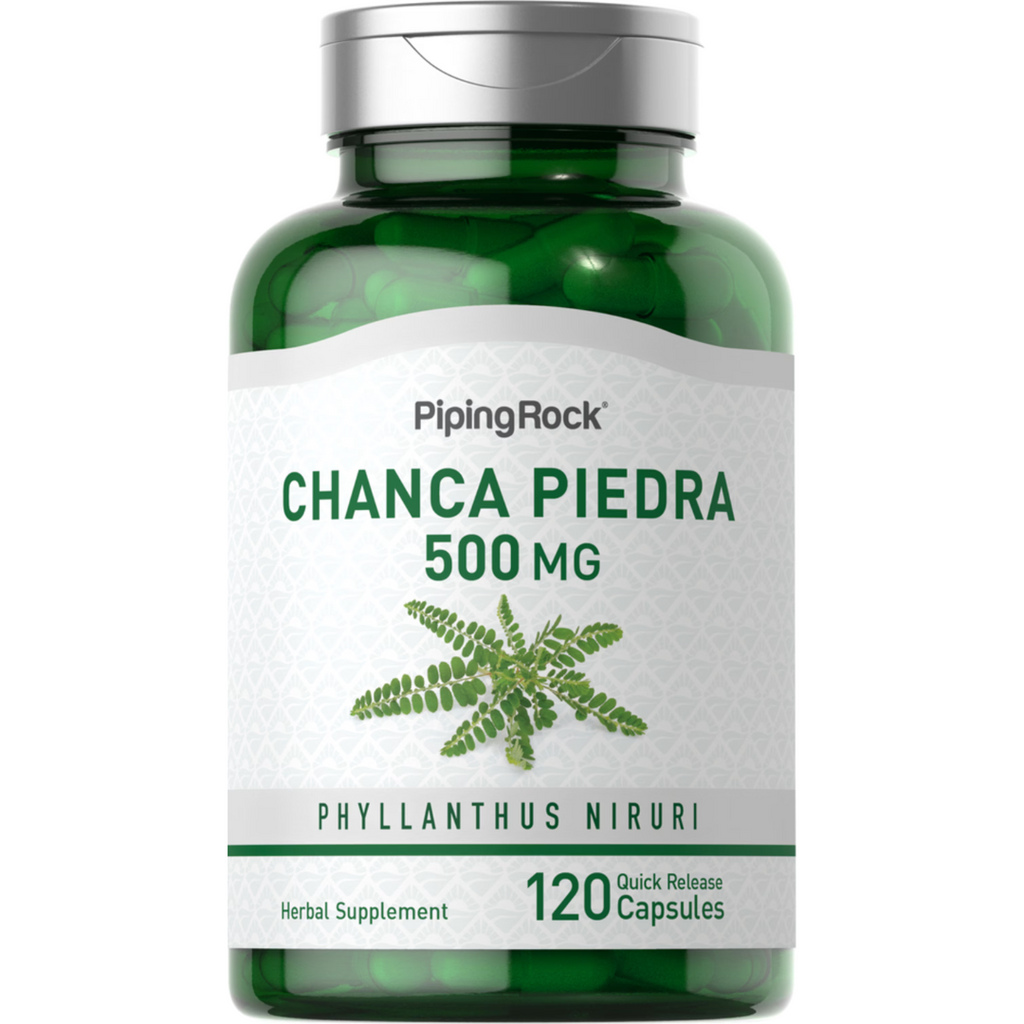 شانكا بيدرا -نبات كاسر الحصى- 500 ملجم 120 كبسولة Pipingrock Chanca Piedra (Phyllanthus niruri) (Best Before 01-02-2026)