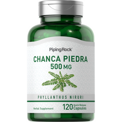 شانكا بيدرا -نبات كاسر الحصى- 500 ملجم 120 كبسولة Pipingrock Chanca Piedra (Phyllanthus niruri) (Best Before 01-02-2027)