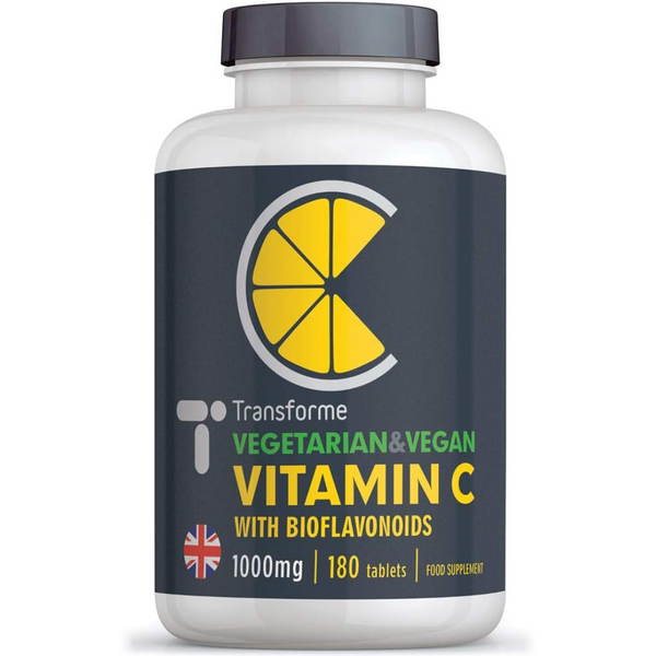 فيتامين سي 1000 ملجم مع بيوفلافونويد كومبلكس 100 ملجم 180 قرص Transforme Vitamin C with Citrus Bioflavonoids (Best Before 12-05-2026)