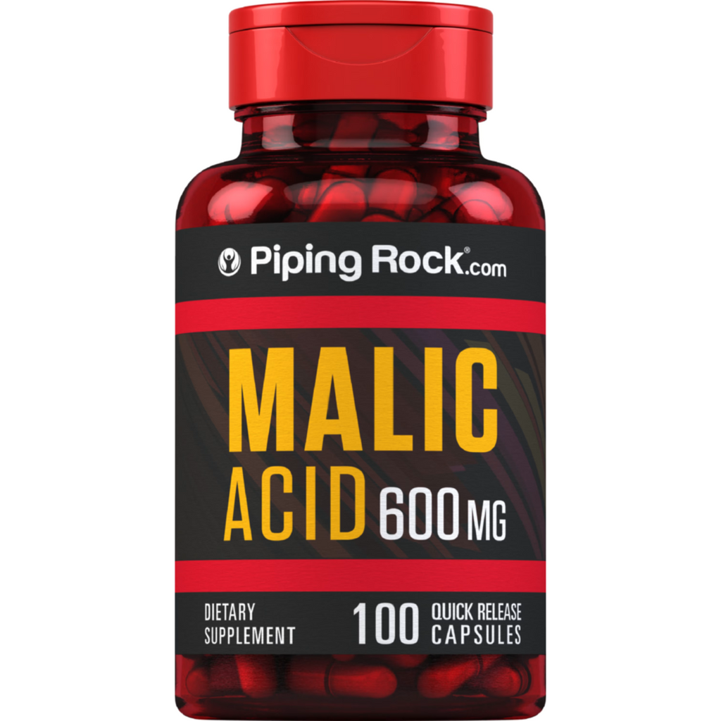 حمض الماليك (حمض التفاح) 600 ملجم 100 كبسولة PipingRock Malic Acid (Non-GMO) (Best Before 01-05-2026) حمض الماليك (حمض التفاح) 600 ملجم 100 كبسولة PipingRock Malic Acid (Non-GMO) (Best Before 01-05-2026)
