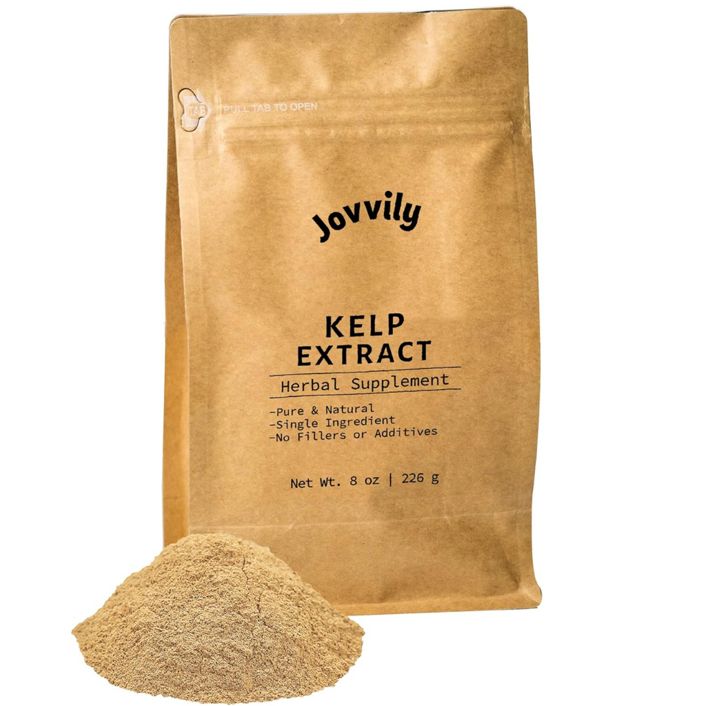 مستخلص أعشاب البحر باليود الطبيعي 226 جرام Jovvily Kelp Extract Powder (Best Before 01-04-2026)