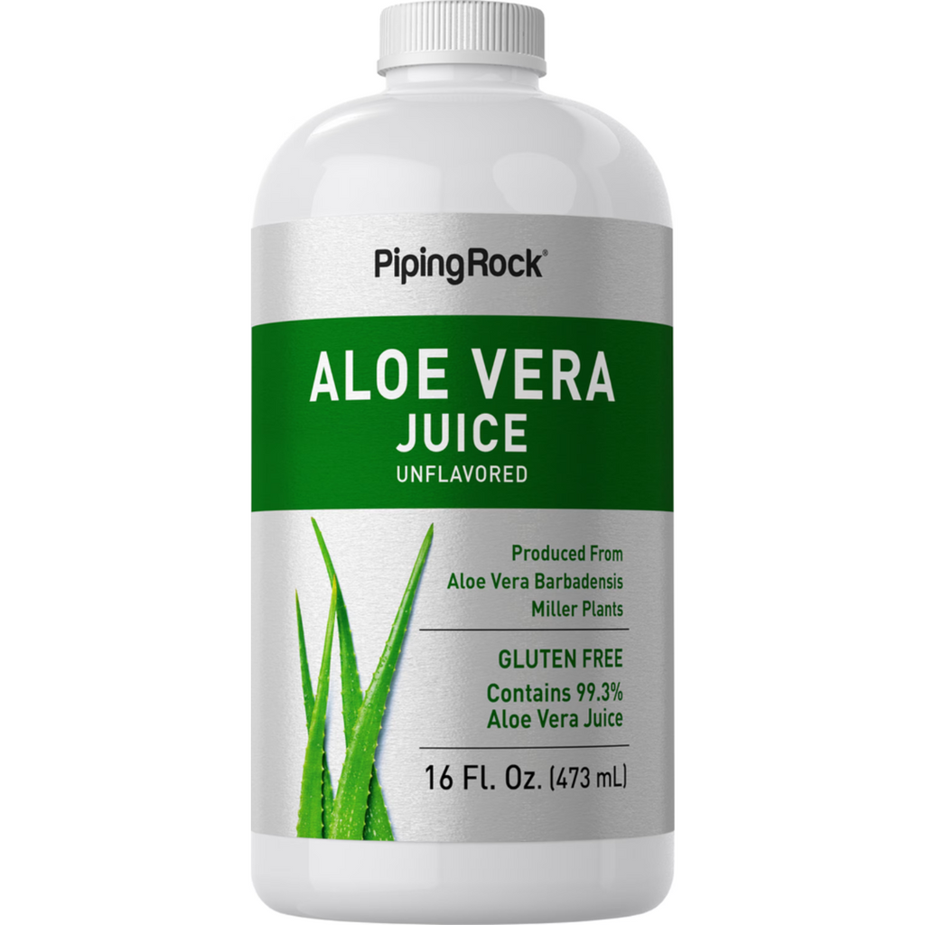 عصير ألوفيرا 473 مل Pipingrock Aloe Vera Juice (Unflavored) (Best Before 01-10-2026)