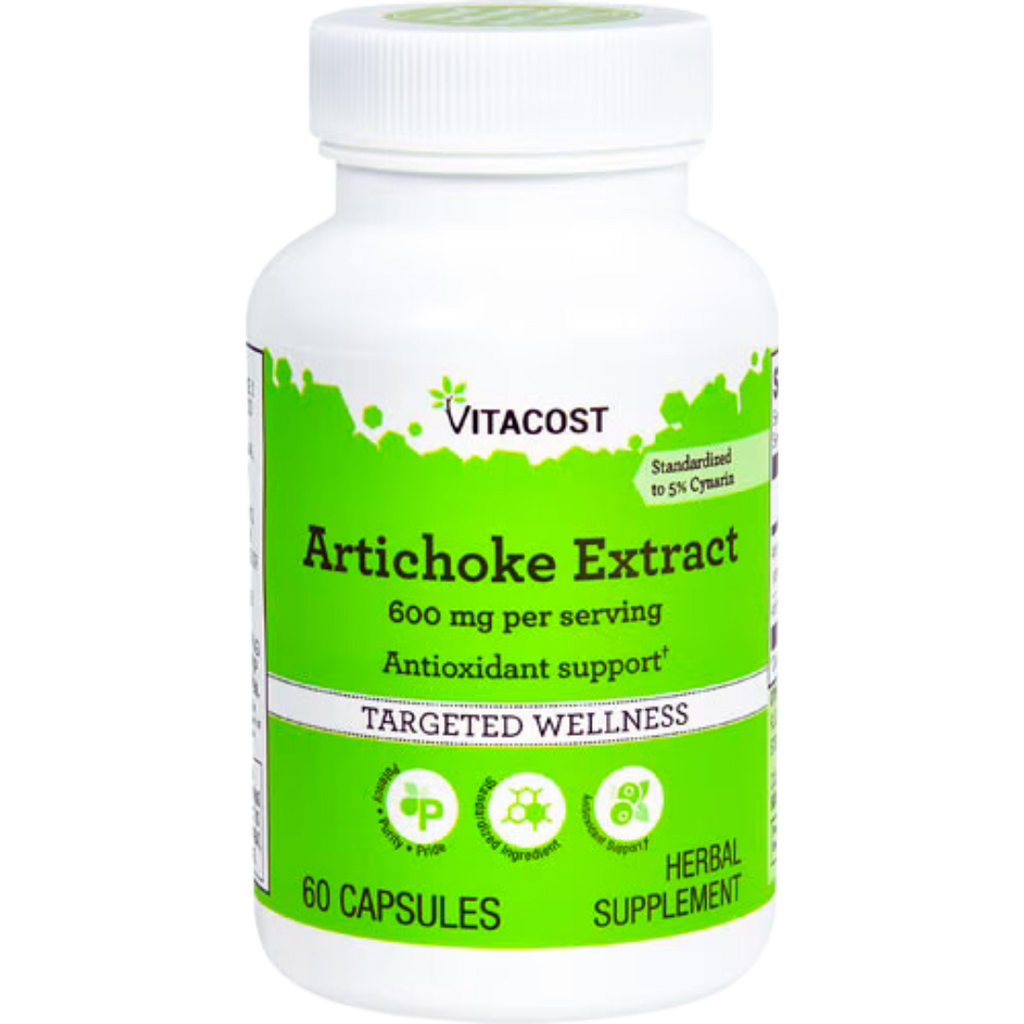 خلاصة الخرشوف 300 ملجم 60 كبسولة Vitacost Artichoke Extract (5% cynarin) (Best Before 01-06-2025)