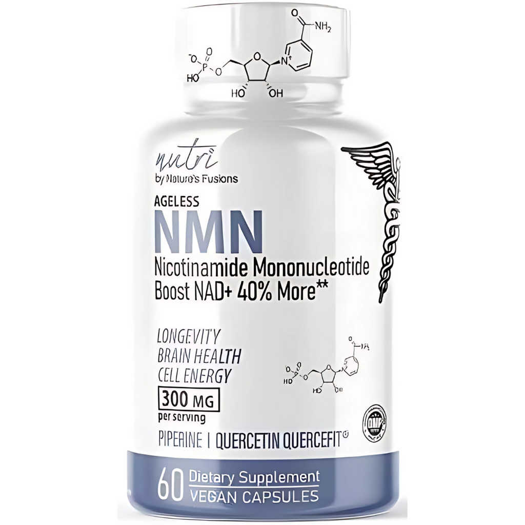 إن إم إن 150 ملجم مع زيادة الامتصاص 60 كبسولة Nutri NMN EXTRA Strength Nicotinamide Mononucleotide with Quercefit & Black Pepper (Best Before 01-04-2027)