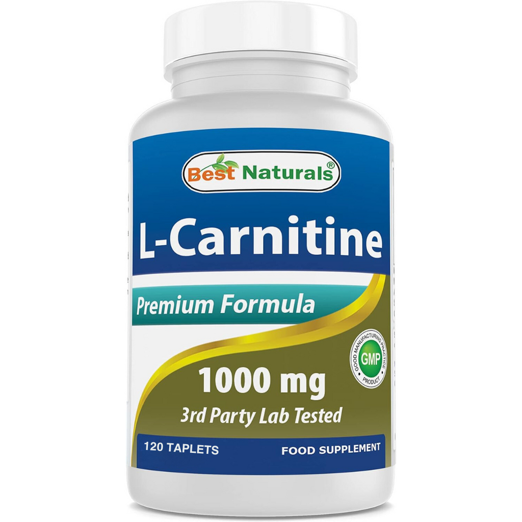 ل كارنتين 1000 ملجم 120 قرص Best Naturals L-Carnitine (Best Before 01-03-2027)