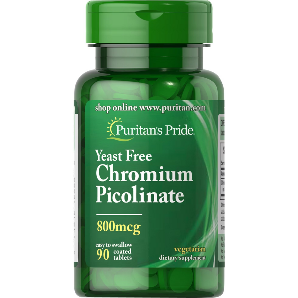 كروميوم بايكلونيت 800 مكجم 90 قرص Puritan's Pride Chromium Picolinate (Best Before 01-07-2027) كروميوم بايكلونيت 800 مكجم 90 قرص Puritan's Pride Chromium Picolinate (Best Before 01-07-2027)