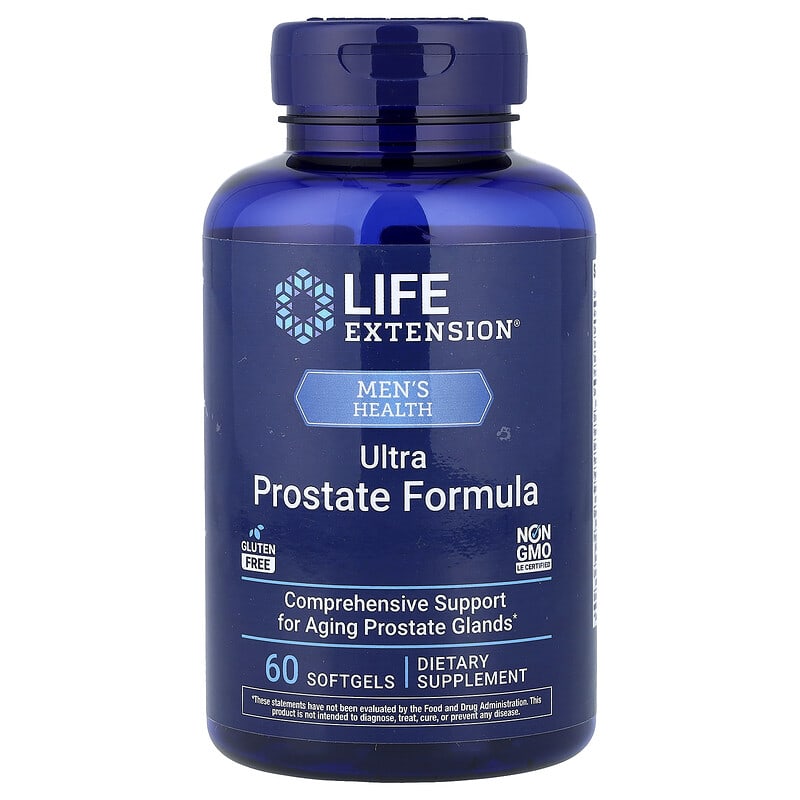 التركيبة الفائقة للبروستاتا 60 حبة Life Extension, Ultra Prostate Formula (Best Before 01-09-2027)