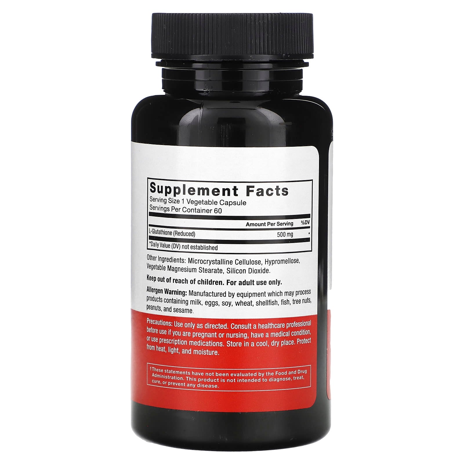 ل جلوتاثيون (ريديوسد) 500 ملجم 60 كبسولة Force Factor, Glutathione (Reduced) (Best Before 01-02-2028)