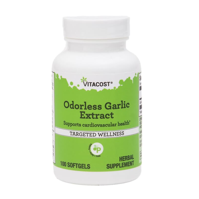 Vitacost, Odorless Garlic Extract 5 mg, 100 Softgels (Best Before 01-06-2027)