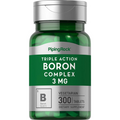 Piping Rock Triple Action Boron Complex | 3 mg | 300 Tablets