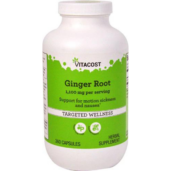 زنجبيل 550 ملجم 360 كبسولة Vitacost Ginger Root   10-2024