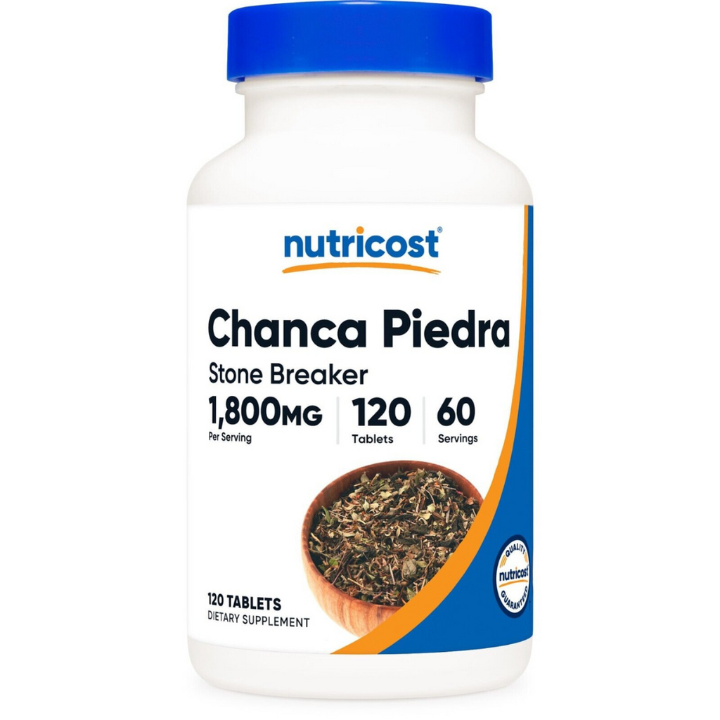 خلاصة شانكا بيدرا -نبات كاسر الحصى- 900 ملجم تعادل 9000 ملغم 120 قرص Nutricost Chanca Piedra Extract Non-GMO