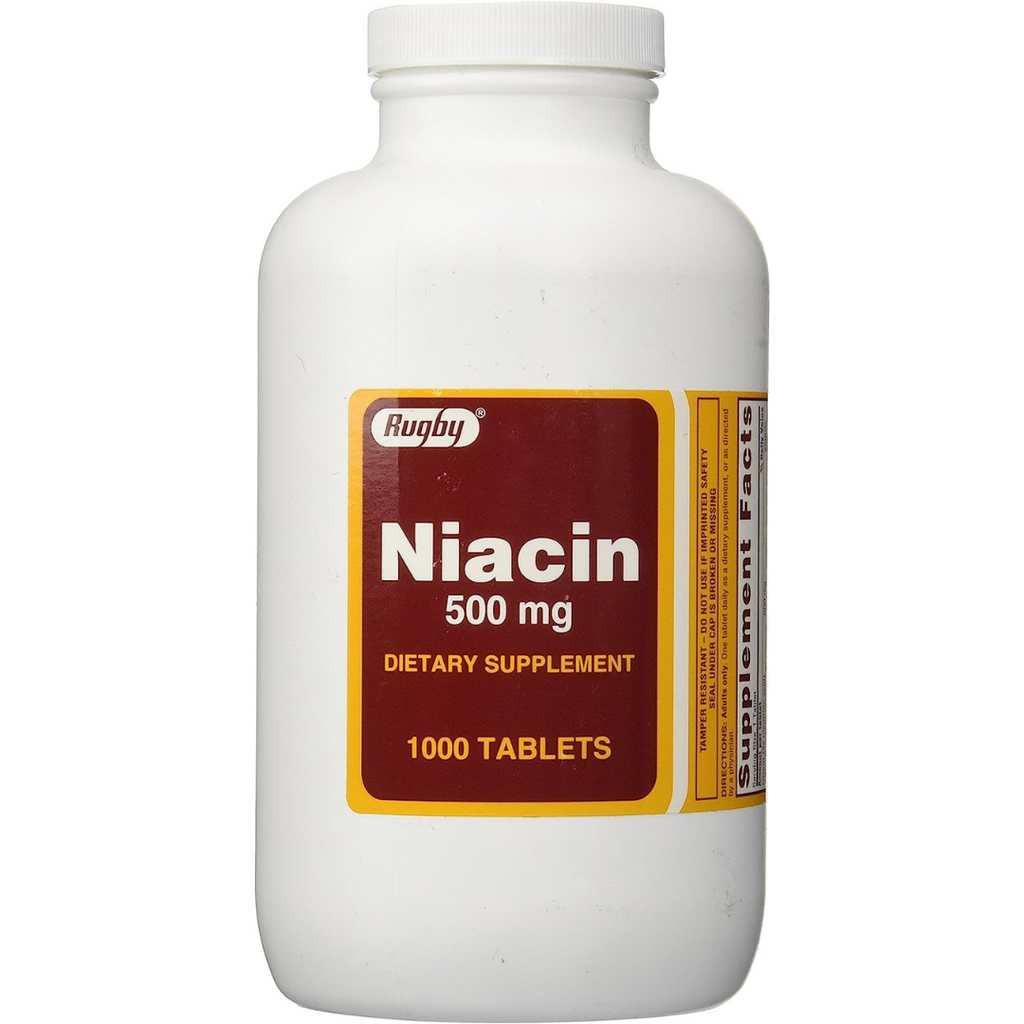 نياسين - فيتامين ب3 500 ملغم 1000 قرص Rugby Niacin Vitamin B3