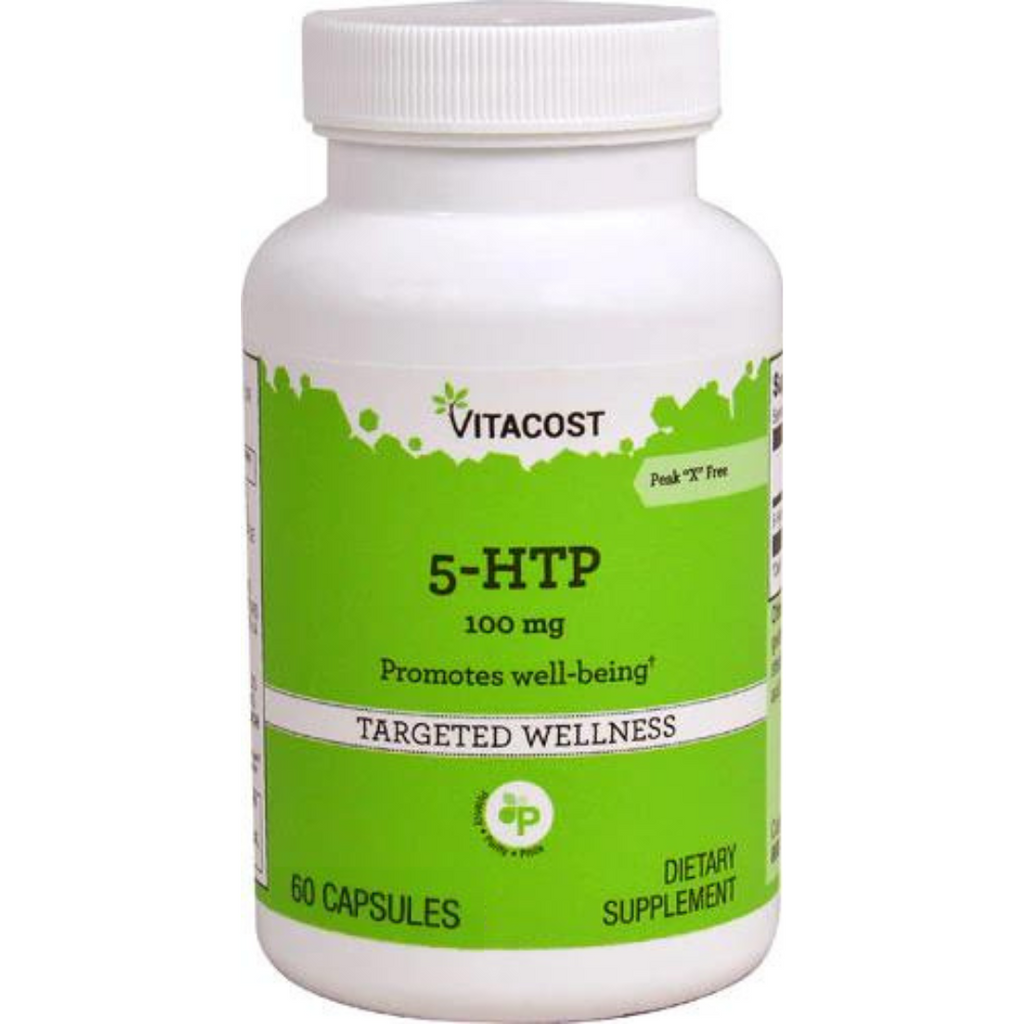 Vitacost 5 HTP 100 mg 60 Capsules (Best Before 01-08-2025)