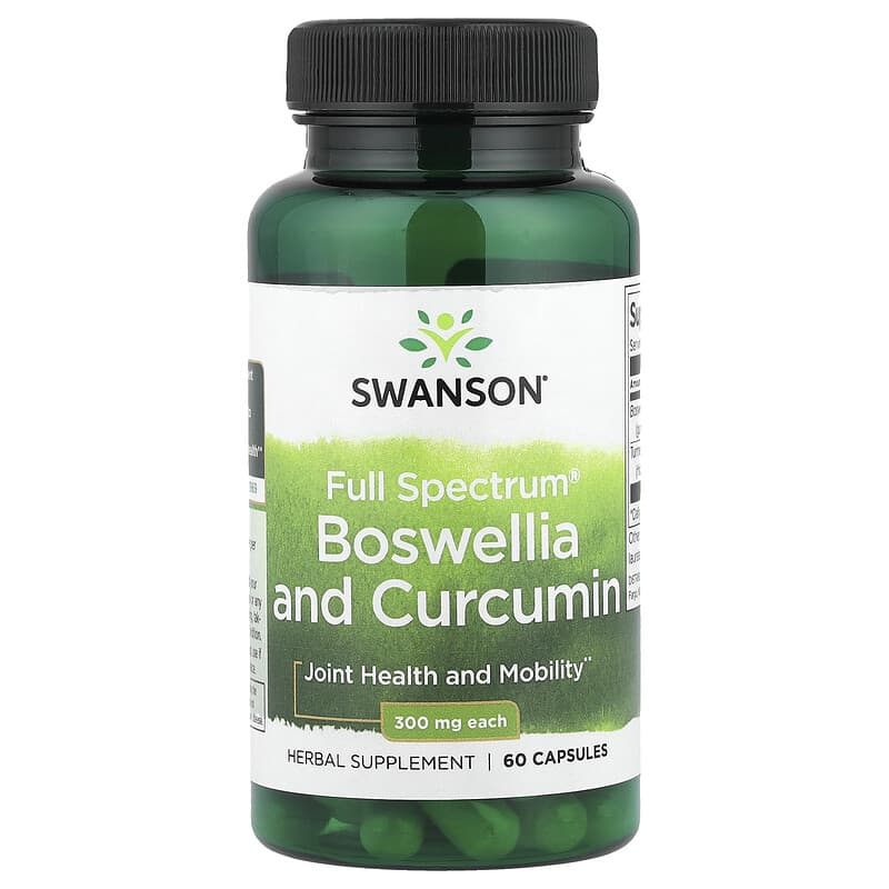 بوسويليا 300 ملجم مع كركم 300 ملجم 60 كبسولة Swanson, Full Spectrum® Boswellia and Curcumin (Best Before 01-09-2027) بوسويليا 300 ملجم مع كركم 300 ملجم 60 كبسولة Swanson, Full Spectrum® Boswellia and Curcumin (Best Before 01-09-2027)