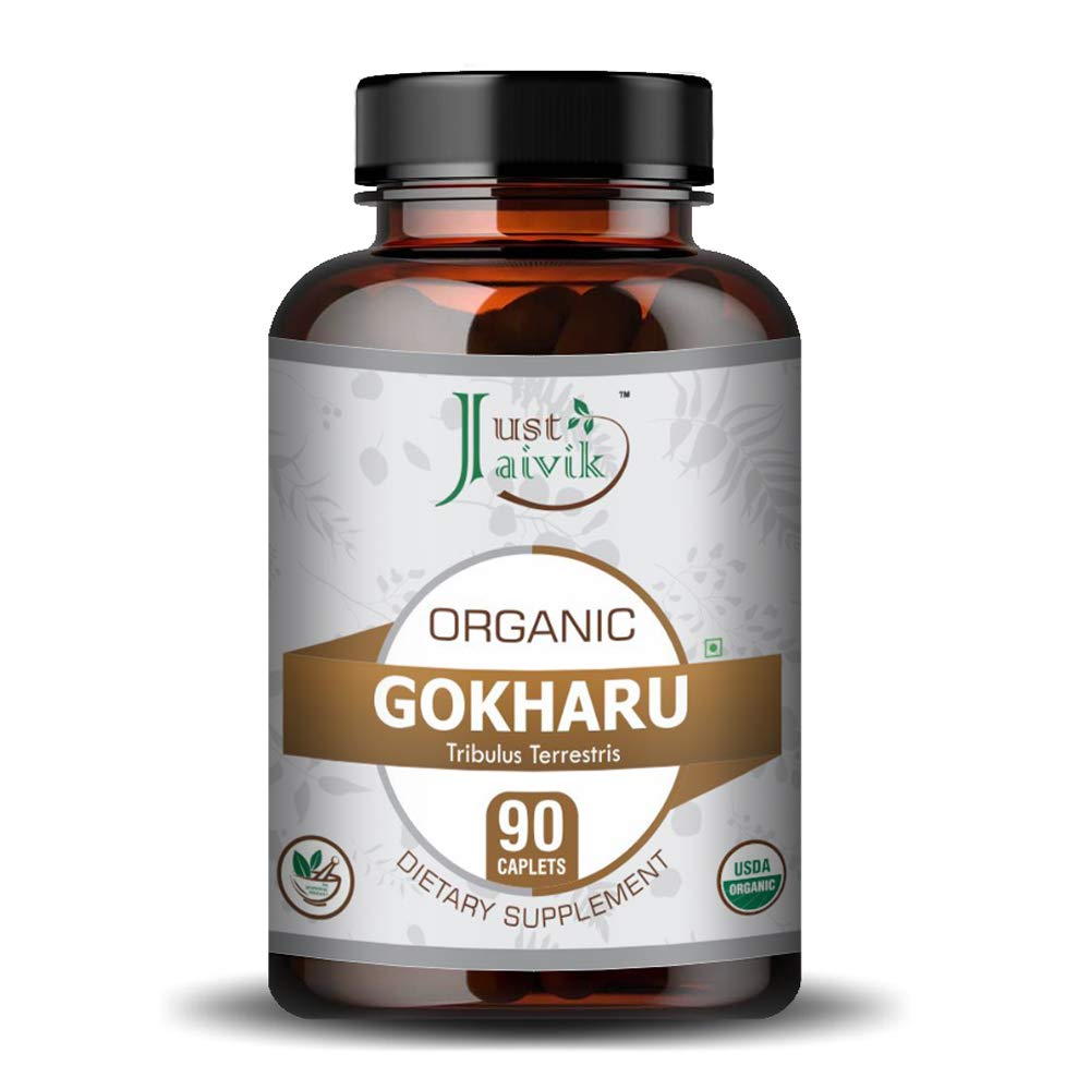 نبات الحسك عضوي 750 ملجم 90 كبسولة Just Jaivik Organic Tribulus (Best Before 01-11-2026)