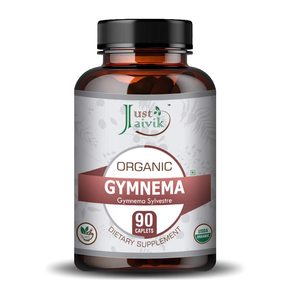 جيمنيما عضوية 750 ملجم 90 كبسولة Just Jaivik Organic Gymnema (Best Before 01-12-2026)