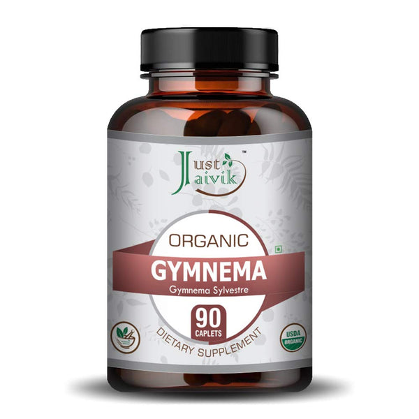 جيمنيما عضوية 750 ملجم 90 كبسولة Just Jaivik Organic Gymnema (Best Before 01-08-2026)