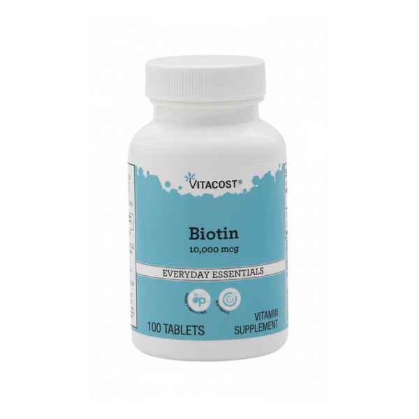 بيوتين (فيتامين ب7) 10،000 مكجم 100 قرص Vitacost Biotin (Vitamin B7) (Best Before 01-01-2027)