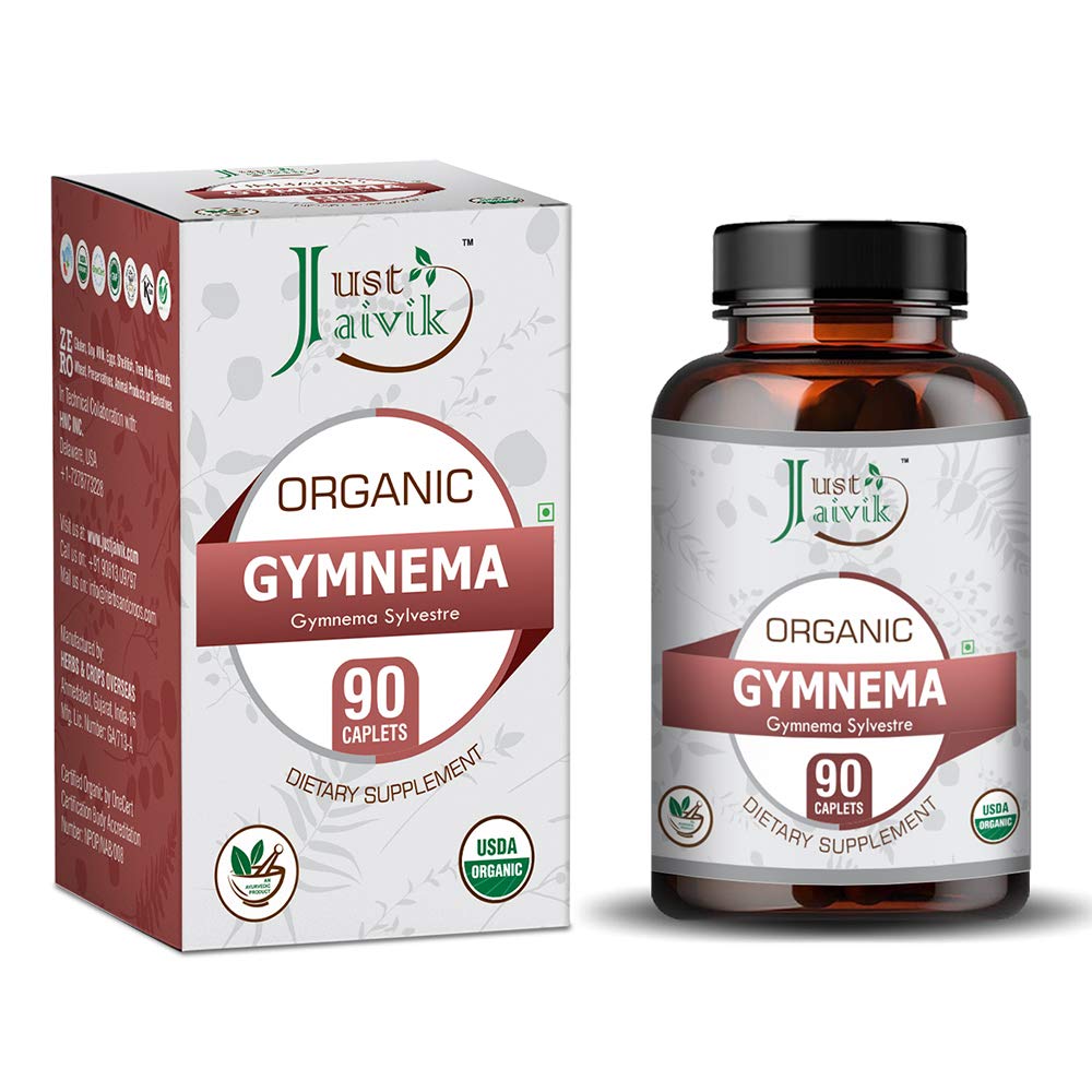 جيمنيما عضوية 750 ملجم 90 كبسولة Just Jaivik Organic Gymnema (Best Before 01-08-2026) جيمنيما عضوية 750 ملجم 90 كبسولة Just Jaivik Organic Gymnema (Best Before 01-08-2026)