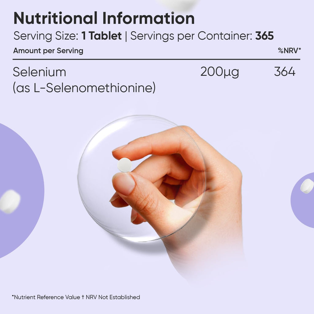 سيلينيوم أعلى امتصاص (سيلينومثيونين) 200 مكجم 365 قرص (منتج اوروبي) WeightWorld Selenium L-Selenomethionine (NON-GMO) (Best Before 01-10-2027) سيلينيوم أعلى امتصاص (سيلينومثيونين) 200 مكجم 365 قرص (منتج اوروبي) WeightWorld Selenium L-Selenomethionine (NON-GMO) (Best Before 01-10-2027)