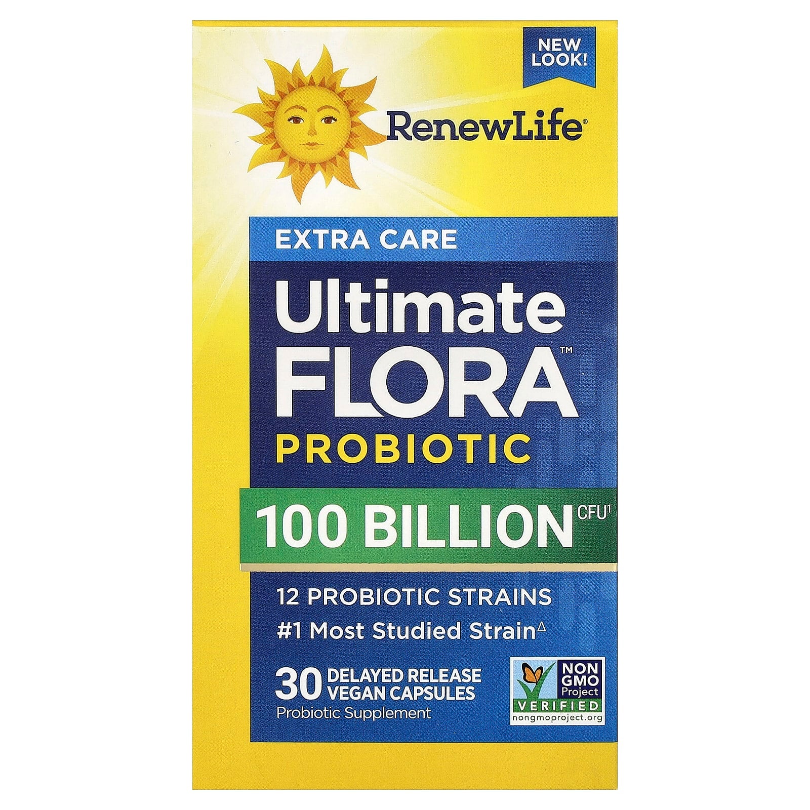 بروبيوتيك (بكتيريا نافعة) للعناية المتقدمة 100 مليار وحدة 30 كبسولة Renew Life Ultimate Flora Advanced Biome Care Probiotic (Best Before 01-05-2027)