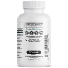 زنك 60 ملجم 250 قرص Bronson Zinc Gluconate Non-GMO (Best Before 01-11-2026)