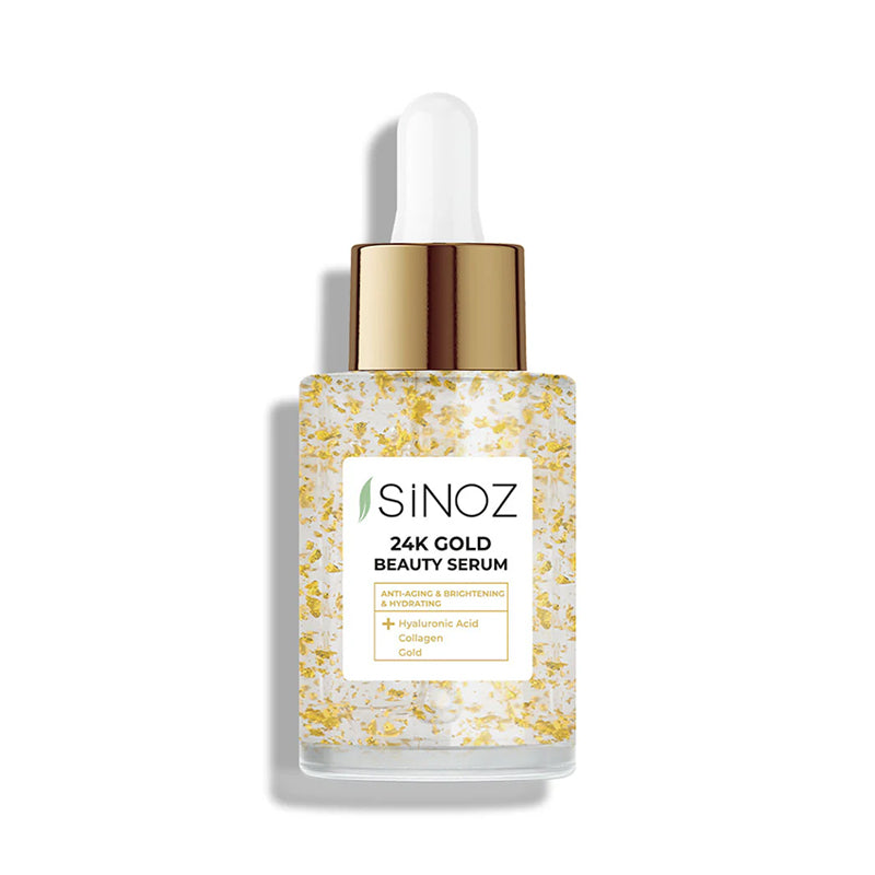 سيروم العناية بالوجه بالذهب عيار 24 30 مل (منتج تركي) Sinoz 24K Gold Beauty Face Care Serum 30 ml (Best Before 01-03-2027) سيروم العناية بالوجه بالذهب عيار 24 30 مل (منتج تركي) Sinoz 24K Gold Beauty Face Care Serum 30 ml (Best Before 01-03-2027)