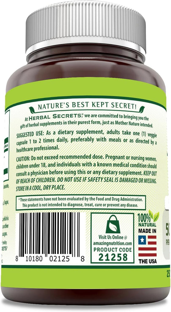 جذور الماكا 500 ملجم 250 كبسولة Herbal Secrets Maca (Best Before 01-05-2026) جذور الماكا 500 ملجم 250 كبسولة Herbal Secrets Maca (Best Before 01-05-2026)