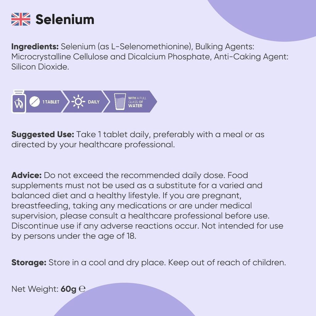 سيلينيوم أعلى امتصاص (سيلينومثيونين) 200 مكجم 365 قرص (منتج اوروبي) WeightWorld Selenium L-Selenomethionine (NON-GMO) (Best Before 01-10-2027) سيلينيوم أعلى امتصاص (سيلينومثيونين) 200 مكجم 365 قرص (منتج اوروبي) WeightWorld Selenium L-Selenomethionine (NON-GMO) (Best Before 01-10-2027)