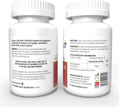 فيتامين ب 12 طبيعي ميثيل كوبالامين 1000 مكجم 120 قرص VitaThrive® Vitamin B12 (Methylcobalamin) (Best Before 01-11-2026)