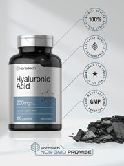 حمض الهيالورونيك 100 ملجم 150 كبسولة Horbäach Hyaluronic Acid Non-GMO (Best Before 01-03-2026)