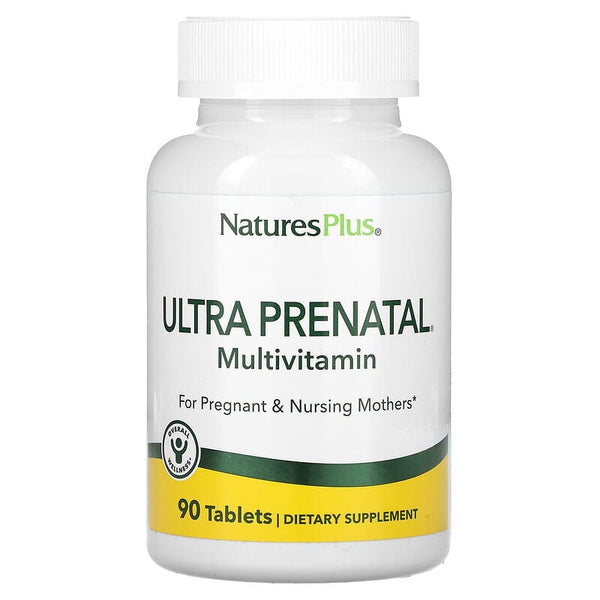 فيتامينات متعددة فائقة للحوامل الأفضل 90 قرص NaturesPlus, Ultra Prenatal Multivitamin (Best Before 01-02-2029)